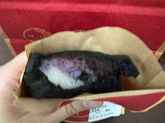 黑金手打芋泥红豆麻薯甜品-拾烧·古法手作车轮饼(西直门凯德茂店)