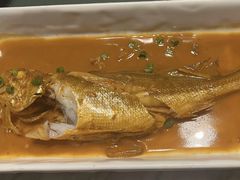 韭黄烧小黄鱼-海味世家·家常菜馆(明州里店)