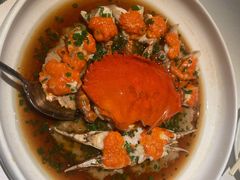 葱油蒸红膏蟹-玫瑰厅上海菜(兴国路店)