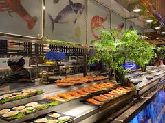 自助取餐区-喜庭海鲜自助(来福士店)