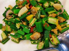 秋葵炒花甲肉-旺富东海大酒楼(海鲜街店)