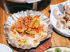 -东来菜馆•手抓海鲜家常菜•海鲜锅贴(鸽子窝店)