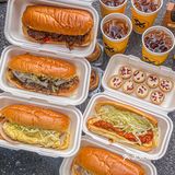 在杭州！！美式三明治🥪料好足。。。