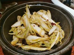 煲仔豆豉娃娃菜-绿茶餐厅(蓝色港湾店)