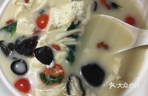 Fish Soup with Mushrooms and Tofu