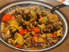 江西三杯鸡-千百味红餐厅·江西菜(绿地双子塔店)