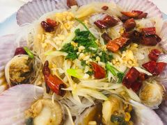 油泼扇贝-来之顺海鲜菜馆·青岛菜·始于1993(栈桥店)
