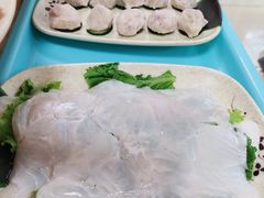 自制虾滑-四爷捞锅·潮汕牛仔骨火锅(泉城路店)