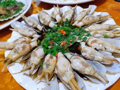 葱油蛏子-温州一家人美食(西木头市店)