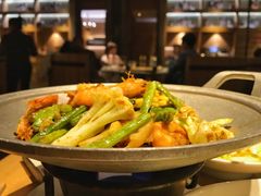 干锅时蔬虾-7017浙菜•建德味(中财店)