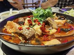 鲜虾毛血旺-文兴酒家(晶品店)