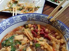 生肉小炒-清真·海清斋铜锅涮肉牛羊肉小炒泡馍(大雁塔店)