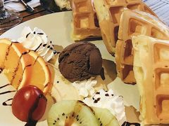 冰激凌松饼-reading cafe瑞汀咖啡(新华路店)