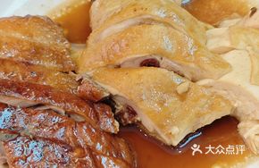 Roast Duck with Soy Sauce Chicken Rice