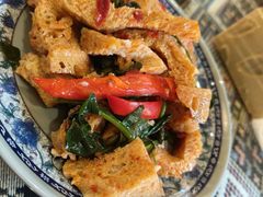 菠菜面筋-新疆伊宁远征餐厅