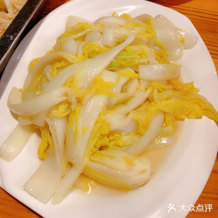 财庙烧鸡●大盘私房菜蒜蓉炒娃娃菜图片