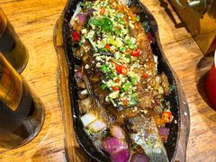 烤鲫鱼-鼎原力量东北吊炉烧烤(临河街店)