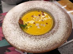 杏仁南瓜粥配火腿脆片-PlantsEatery·植物食堂(REX春熙店)