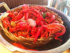 高压锅蒸大虾-蚝翅·海鲜粥·烧烤·宁夏滩羊季(玉米楼店)