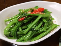 秘制虾酱炒空心菜-帕蓝·暹罗料理(曲阳店)