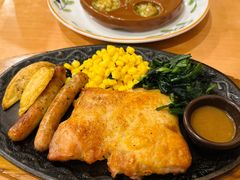 香辣烤肠配黑椒鸡排-萨莉亚意式餐厅(永旺购物中心店)