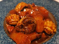 鲍鱼红烧肉配手制酒酿馒头-径山十八道·风味民间菜(杭州总店)