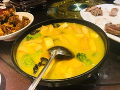 鸡汁豆腐-刘胖子家常菜·蹄花焖藕(中南店)