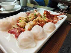 蒜泥蒸青龙和虾饺皇-肴约·花园式餐厅(湖里店)