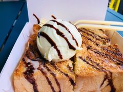 香草冰淇淋厚吐司-阿信厚吐司(曾厝垵店)