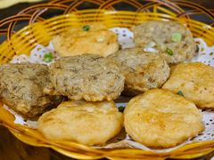 煎双拼鱼饼-洞密园美食城·二十二年老店(富华路店)