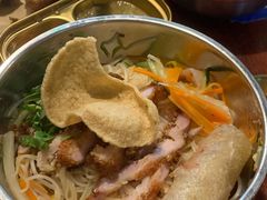 香茅猪颈肉捞粉-海安安越南粉(丹竹頭店)