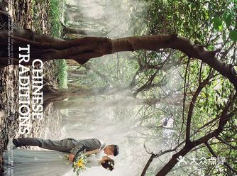 看着这样森系的婚纱照自带的清新感,随性自由让每一个画