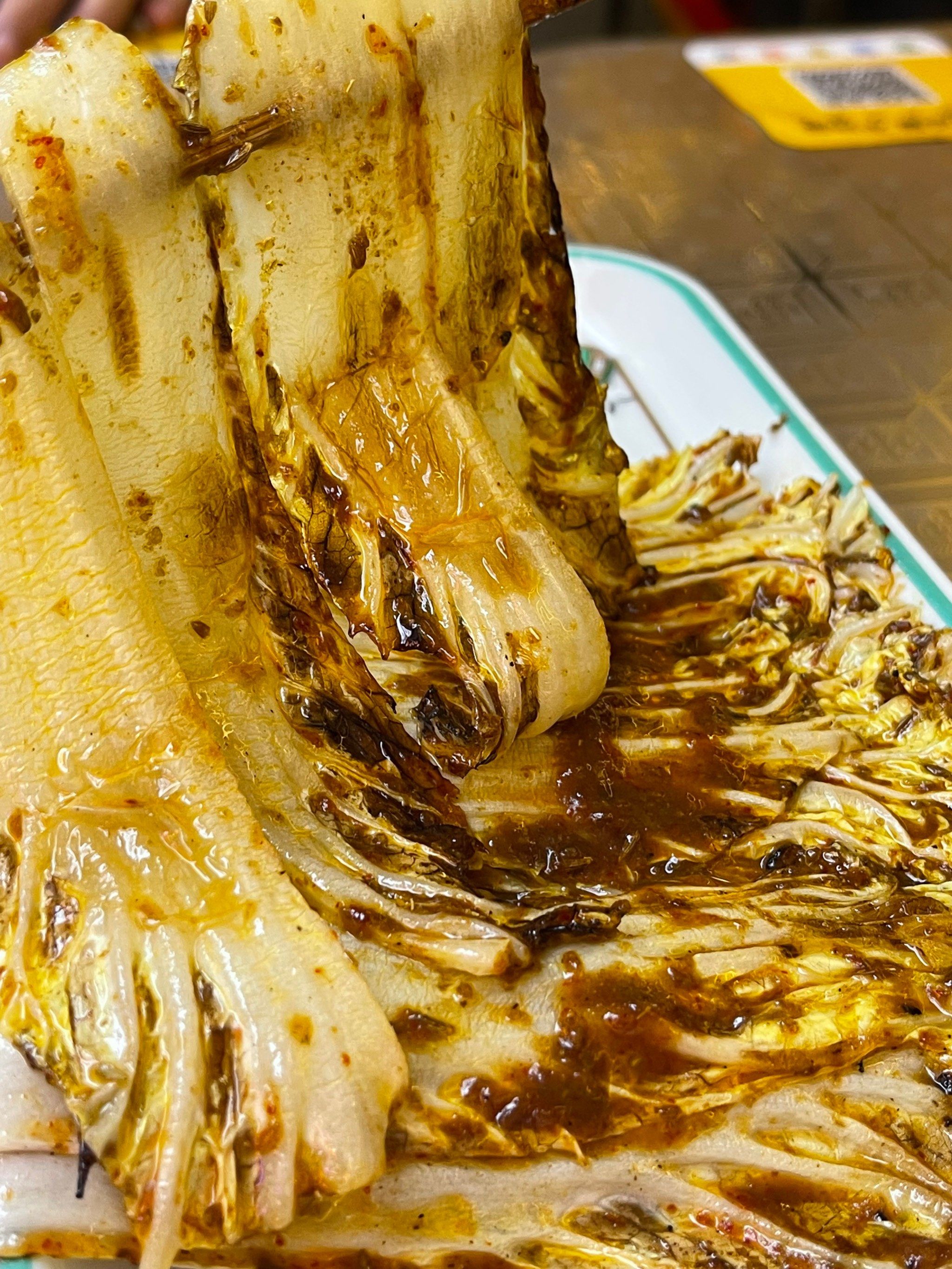 烤白菜已经是我比较喜欢的烧烤素菜了,他的酱太一般了
#烧烤宵夜