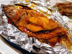 锡纸包鳜鱼-顺风海鲜港(长寿路店)