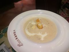 鸡粒玉米茸蘑菇奶油汤-美森西餐厅(曙光大道店)