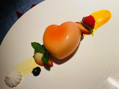 法式蜜桃心形茉莉花蛋糕-弦月窗LUNETTE BY AMANDA(复兴路店)