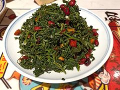 炝拌灰灰菜-长安大牌档之西安博物院文化餐厅(中贸店)