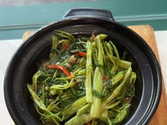马拉盏炒通菜-香港深仔记茶餐厅(东门店)