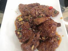 煎豬肝-函萱美食餐厅·台式家常菜