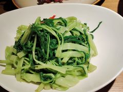 鸡汤浸菜苗-阿强家川菜·29年老字号(岗顶店)