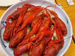 花雕醉龙虾-丁记盐蘸牛肉·新杭菜(河东路店)