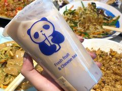 芋泥啵啵绿茶-茶百道(太原茂业天地店)
