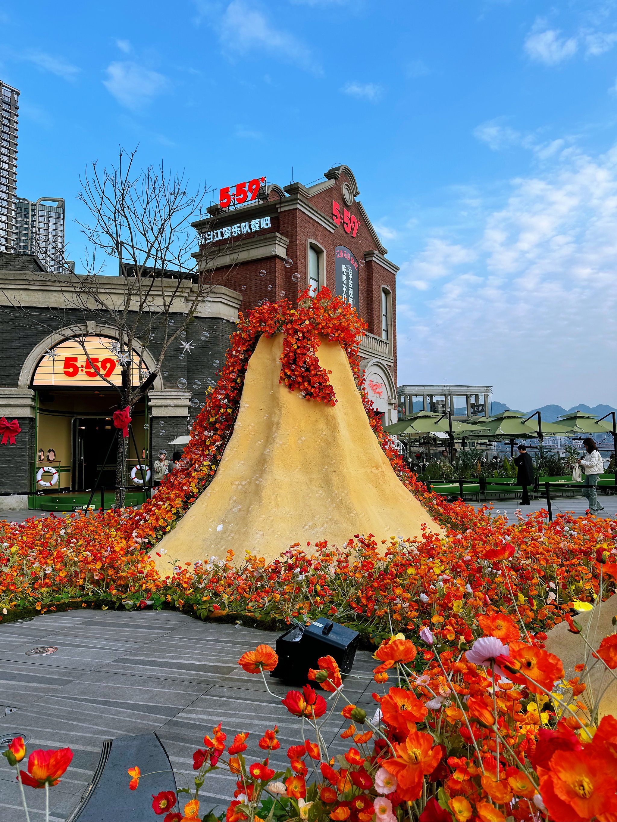 火山落日🌇,空气中都是浪漫的费洛蒙