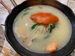 膏蟹汤面-十面欢腾·海鲜面·台式Bistro(长乐路店)