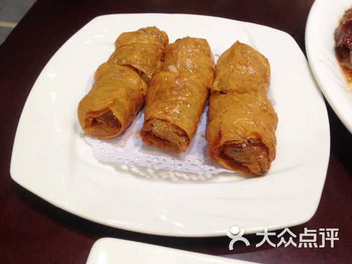 鲜虾腐皮卷