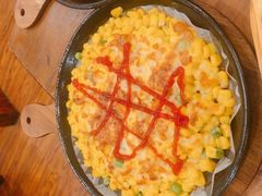 料理烤芝士玉米粒-老东镇啤酒屋海鲜加工·蒸汽海鲜·海鲜烧烤(台东店)