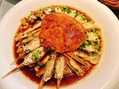 阿拉斯加松叶蟹蒸肉沫-阿英煲(凉城路店)