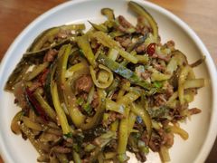 酸黄瓜炒肉丝-姥姥家春饼店(惠新东街店)