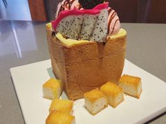 冰淇淋水果厚多士-铜小馆(1891时光道店)