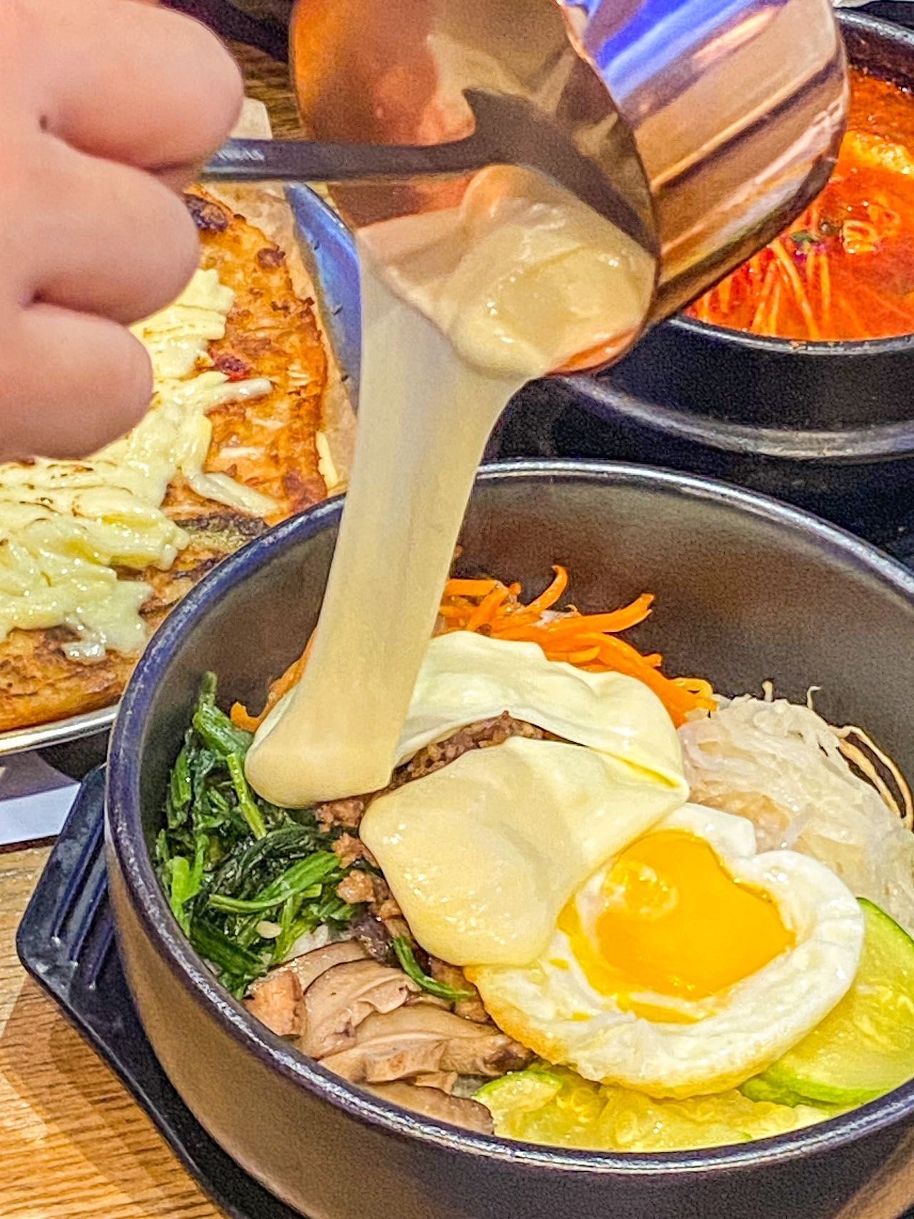 从韩漫里面走出来的芝士石锅拌饭!